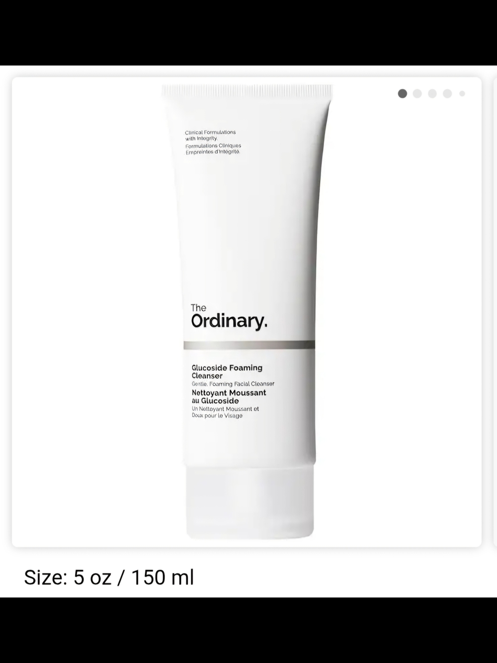 The Ordinary Glucoside Foaming Cleanser - White Tube
